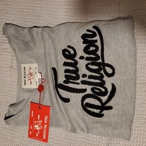 True religion Crop Chenille Sweater XL